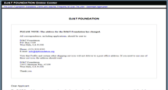 Desktop Screenshot of djtfoundation.org